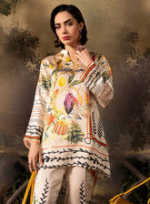 La Soie By Gul Ahmed Printed Silk 2 Piece Unstitched Suit GA24LSV1 TS-42015