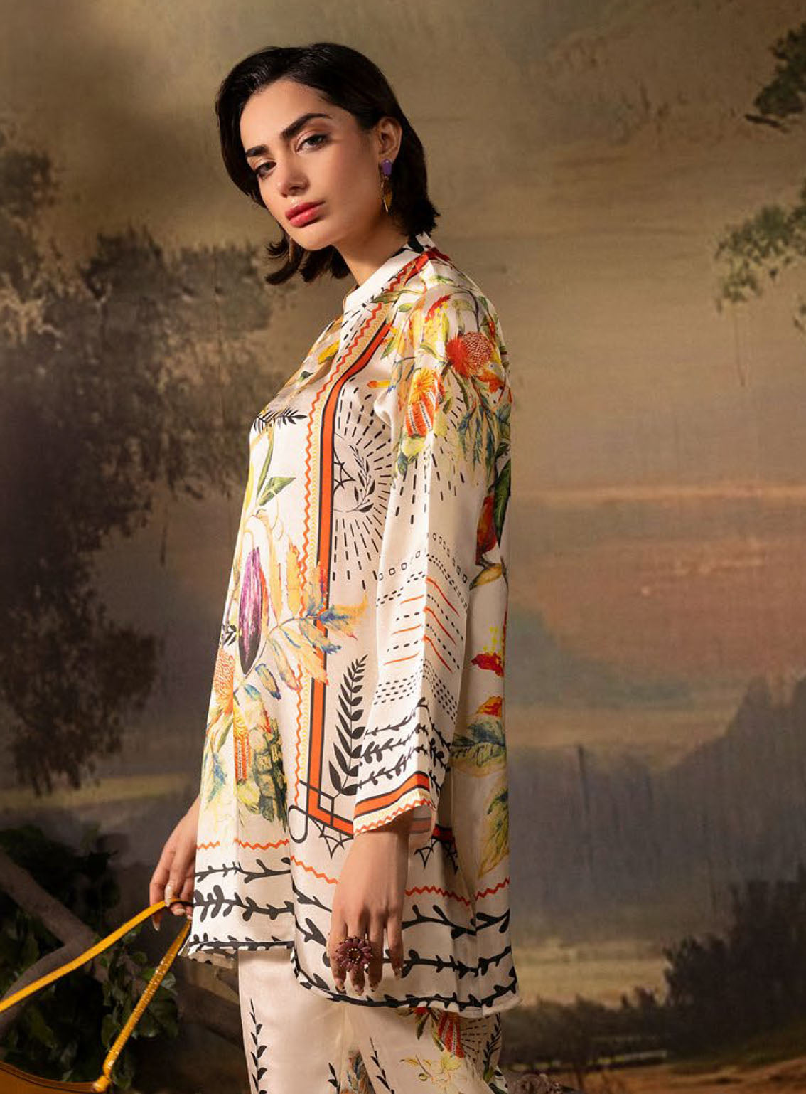 La Soie By Gul Ahmed Printed Silk 2 Piece Unstitched Suit GA24LSV1 TS-42015 La Soie By Gul Ahmed Printed Silk 2 Piece Unstitched Suit GA24LSV1 TS-42015