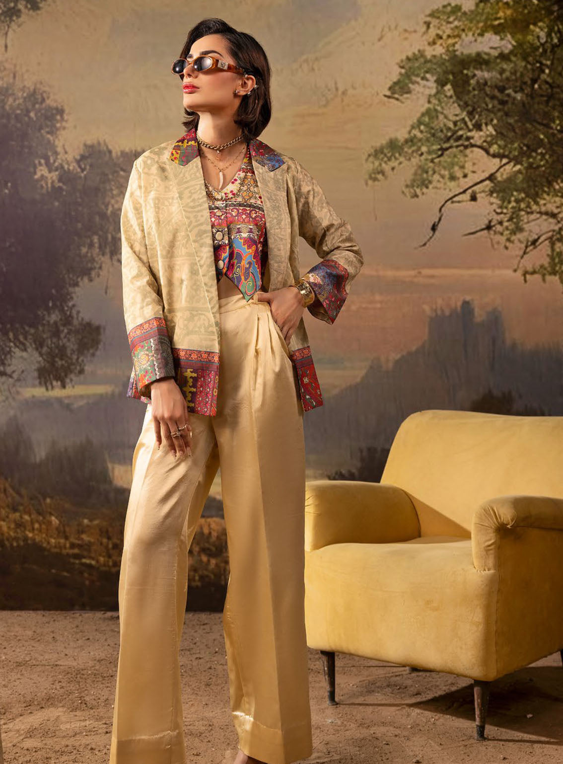 La Soie By Gul Ahmed Printed Silk 3 Piece Unstitched Suit GA24LSV1 S-42001 La Soie By Gul Ahmed Printed Silk 3 Piece Unstitched Suit GA24LSV1 S-42001