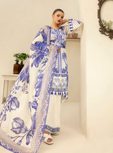 La Soie By Gul Ahmed Printed Silk 3 Piece Unstitched Suit GA24LSV1 S-42003