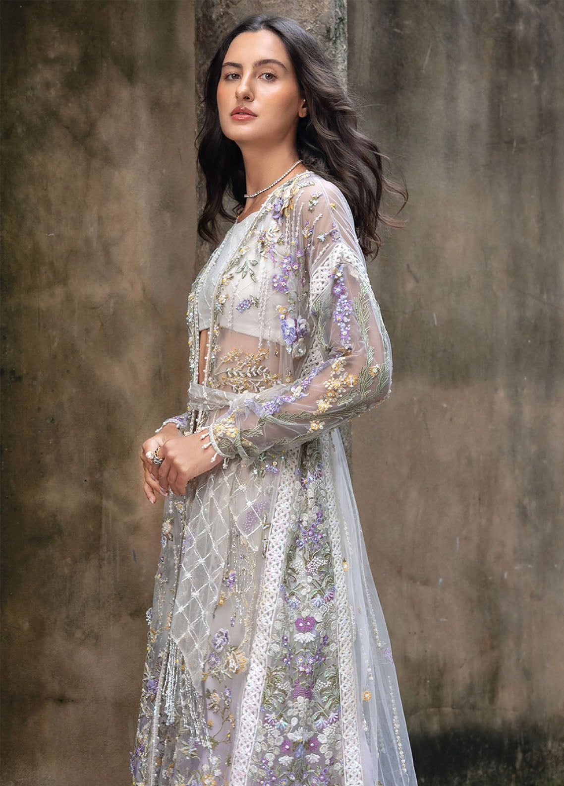 La-vie-Haute By Esmel Embroidered Wedding Festive Net 3 Piece Unstitched Suit EML25LVH D-01 NAIORA La-vie-Haute By Esmel Embroidered Wedding Festive Net 3 Piece Unstitched Suit EML25LVH D-01 NAIORA