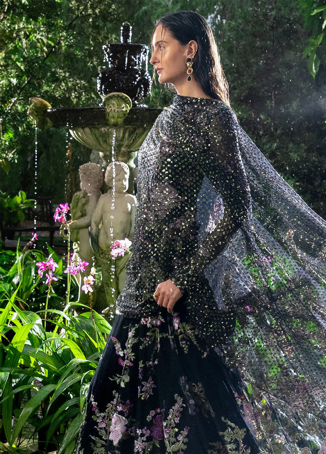 La-vie-Haute By Esmel Embroidered Wedding Festive Net 3 Piece Unstitched Suit EML25LVH D-03 AMERIE La-vie-Haute By Esmel Embroidered Wedding Festive Net 3 Piece Unstitched Suit EML25LVH D-03 AMERIE