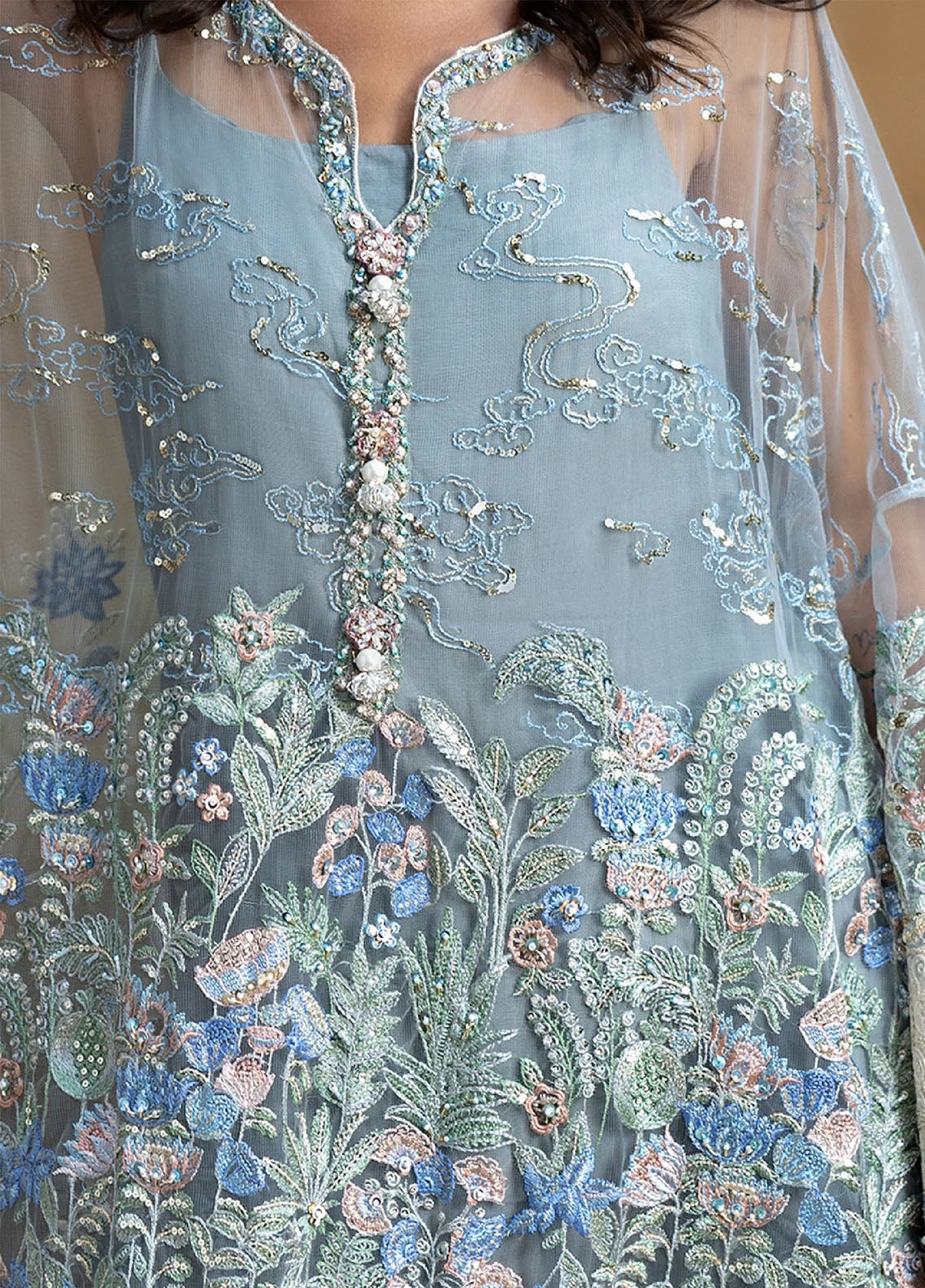 La-vie-Haute By Esmel Embroidered Wedding Festive Net 3 Piece Unstitched Suit EML25LVH D-06 EVANIA La-vie-Haute By Esmel Embroidered Wedding Festive Net 3 Piece Unstitched Suit EML25LVH D-06 EVANIA