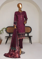 Lacekari By Sumi Printed Lawn Suits Stitched 3 Piece SU25LPL D-BG-02