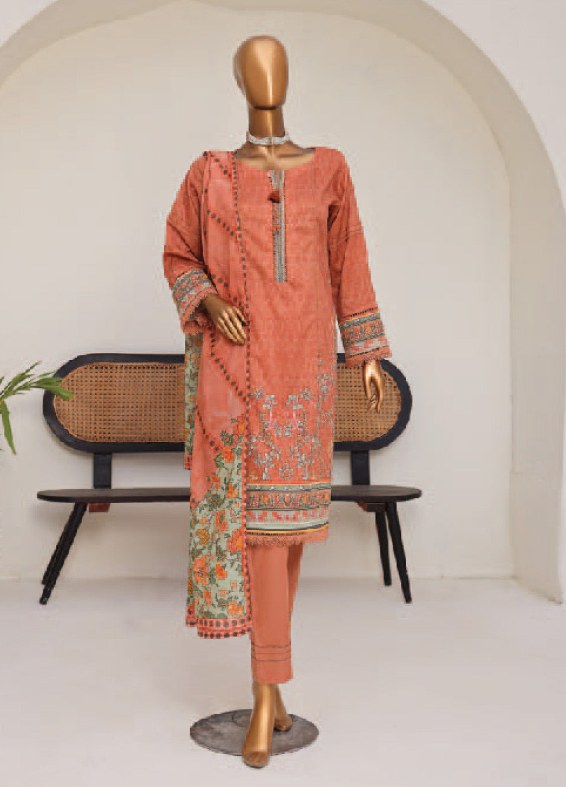 Lacekari By Sumi Printed Lawn Suits Stitched 3 Piece SU25LPL D-SB-04 Lacekari By Sumi Printed Lawn Suits Stitched 3 Piece SU25LPL D-SB-04