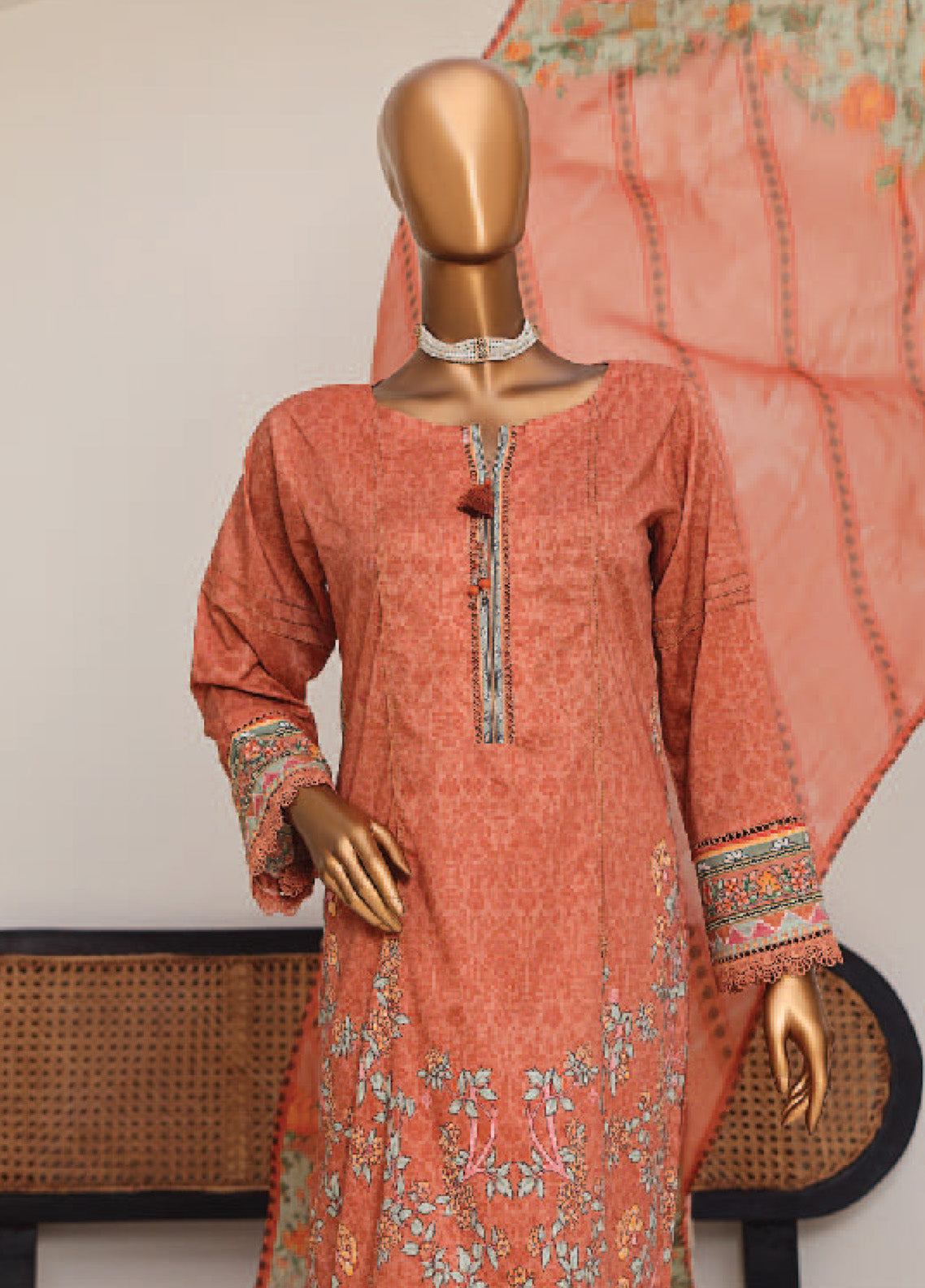 Lacekari By Sumi Printed Lawn Suits Stitched 3 Piece SU25LPL D-SB-04 Lacekari By Sumi Printed Lawn Suits Stitched 3 Piece SU25LPL D-SB-04