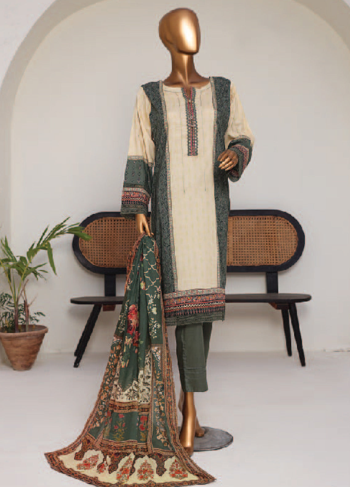 Lacekari By Sumi Printed Lawn Suits Stitched 3 Piece SU25LPL D-TG-06 Lacekari By Sumi Printed Lawn Suits Stitched 3 Piece SU25LPL D-TG-06