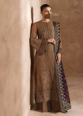 Laconic By Flossie Embroidered Chiffon 3 Piece Unstitched Suit FL25LV9 D-FE-904