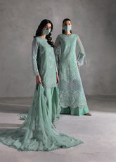 Laconic By Flossie Embroidered Chiffon 3 Piece Unstitched Suit FL25LV9 D-FE-905