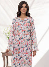 Lakhany Embroidered Cambric Shirt & Trouser Stitched Suit- LSM24S&T LG-RL-0008