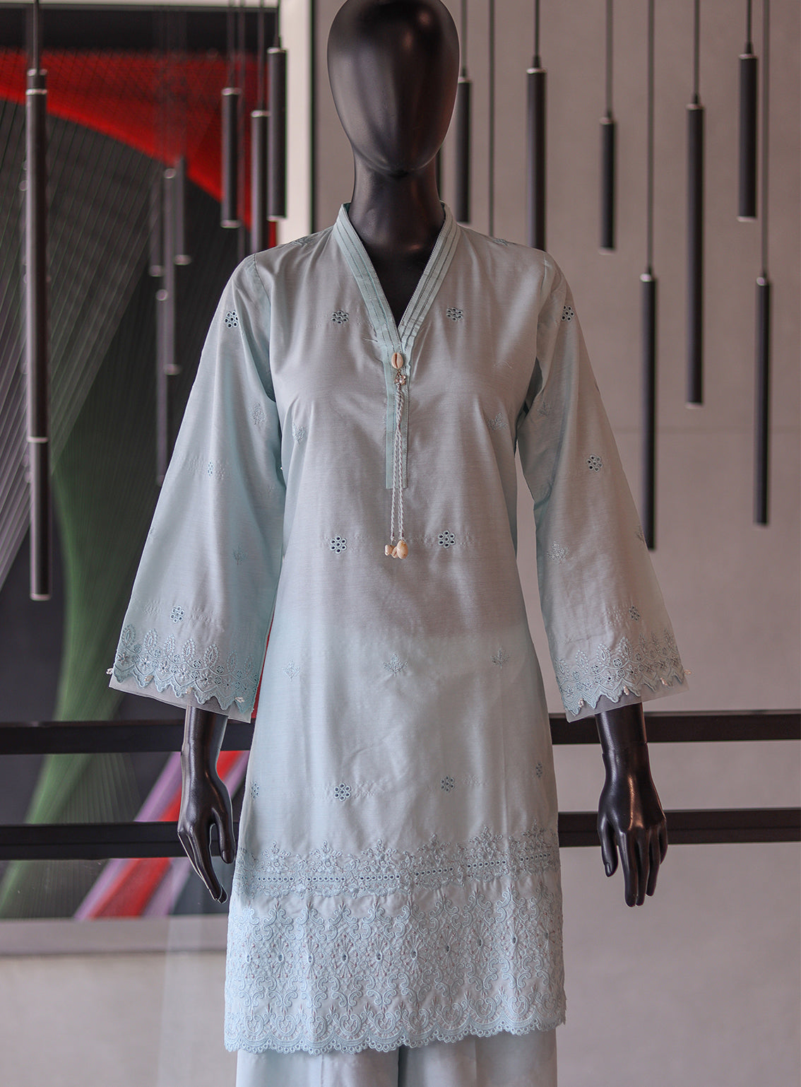 Lakhany Embroidered Rawsilk Shirt & Trouser Stitched Suit- LSM24S&T LG-SK-0182 Lakhany Embroidered Rawsilk Shirt & Trouser Stitched Suit- LSM24S&T LG-SK-0182