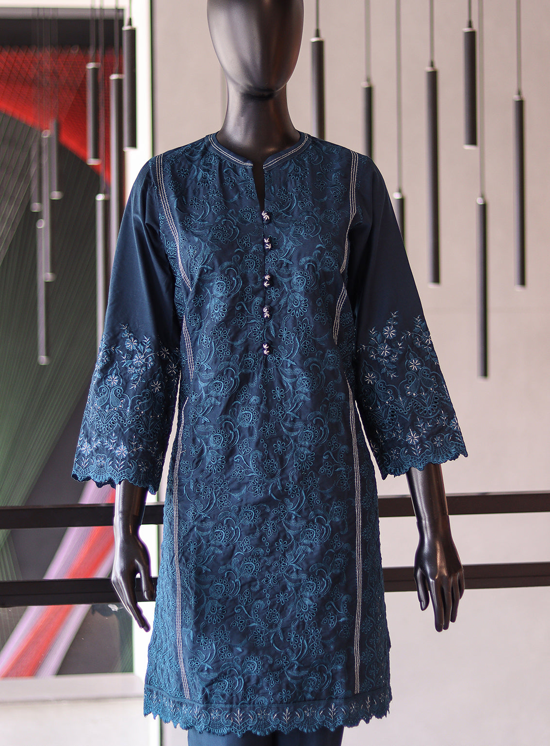 Lakhany Embroidered Rawsilk Shirt & Trouser Stitched Suit- LSM24S&T LG-UB-0030 Lakhany Embroidered Rawsilk Shirt & Trouser Stitched Suit- LSM24S&T LG-UB-0030