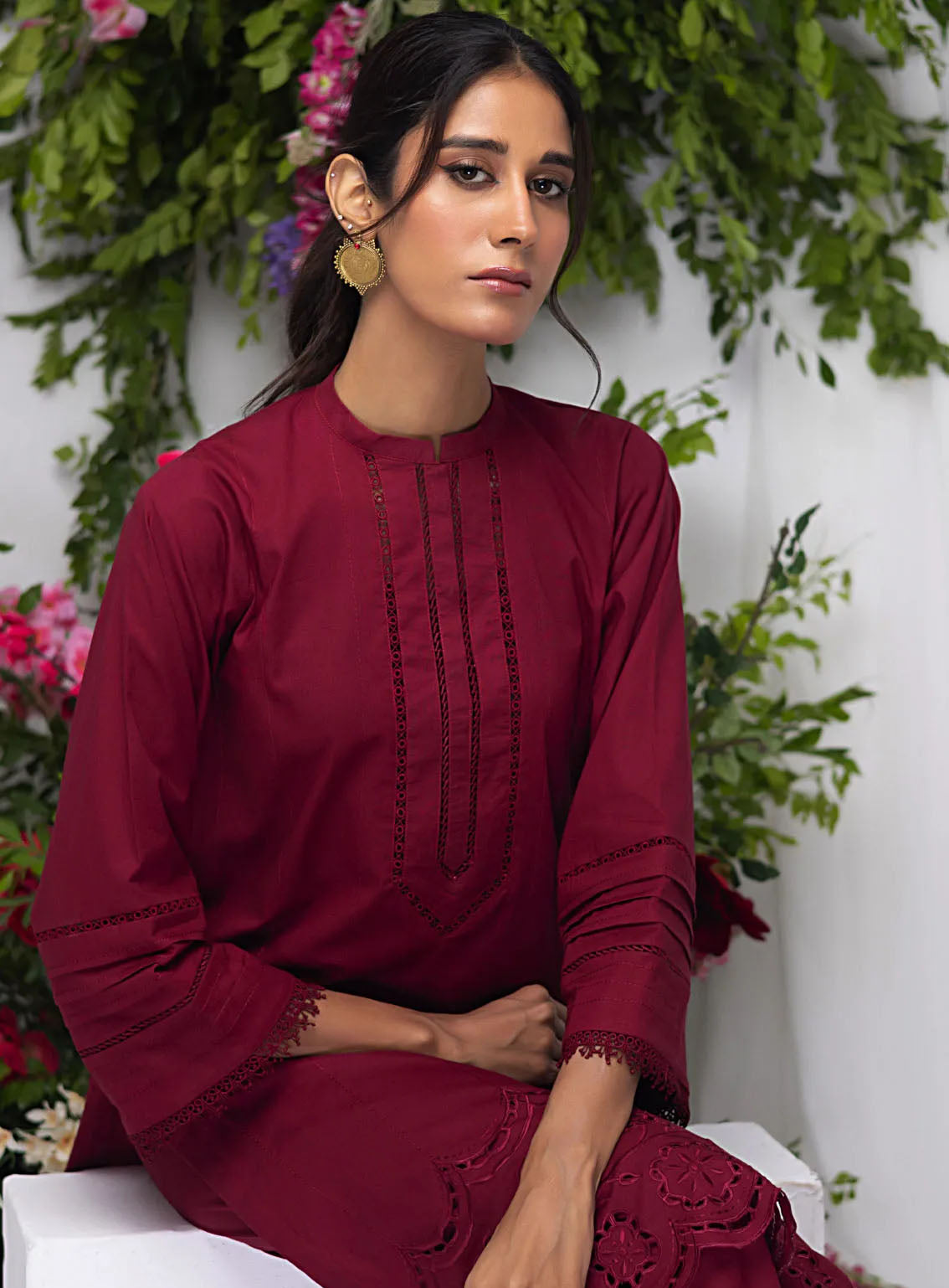 Lakhany Pret Embroidered Cambric 2 Piece Suit LG-SK-0092 Lakhany Pret Embroidered Cambric 2 Piece Suit LG-SK-0092