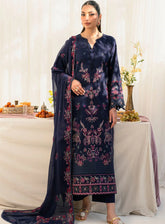 Lamhay By Zarif Embroidered Lawn 3 Piece Unstitched Suit ZF25LEL D-02 AYUSHA