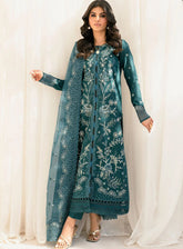 Lamhay By Zarif Embroidered Lawn 3 Piece Unstitched Suit ZF25LEL D-04 WARINA