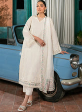 Lamhay By Zarif Embroidered Lawn 3 Piece Unstitched Suit ZF25LEL D-09 JANIRA