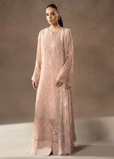 Lamisah By Lavish Premium Afsanah Embroidered Chiffon 3 Piece Unstitched Suit LP25LA D-10 BLUSH PETAL
