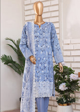 Lawnkari By HZ Textile Embroidered Lawn 3 Piece Unstitched Suit HZ25LV2 PLK-1025