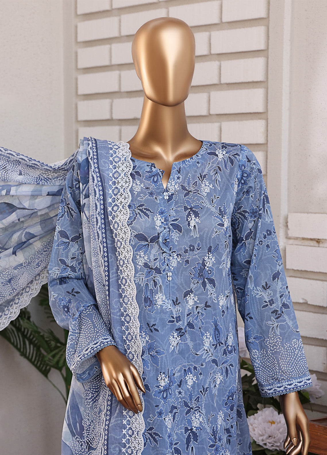 Lawnkari By HZ Textile Embroidered Lawn 3 Piece Unstitched Suit HZ25LV2 PLK-1025 Lawnkari By HZ Textile Embroidered Lawn 3 Piece Unstitched Suit HZ25LV2 PLK-1025