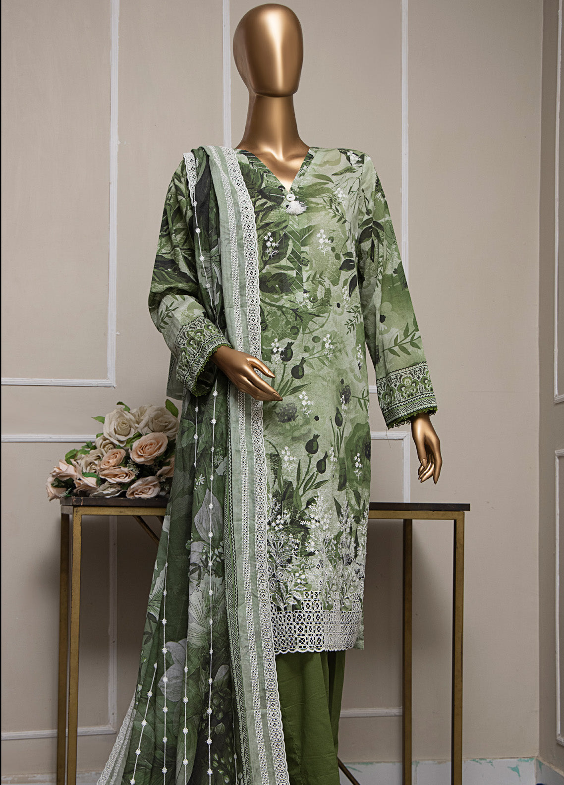 Lawnkari By HZ Textile Embroidered Lawn 3 Piece Unstitched Suit HZ25LV2 PLK-1031 Lawnkari By HZ Textile Embroidered Lawn 3 Piece Unstitched Suit HZ25LV2 PLK-1031