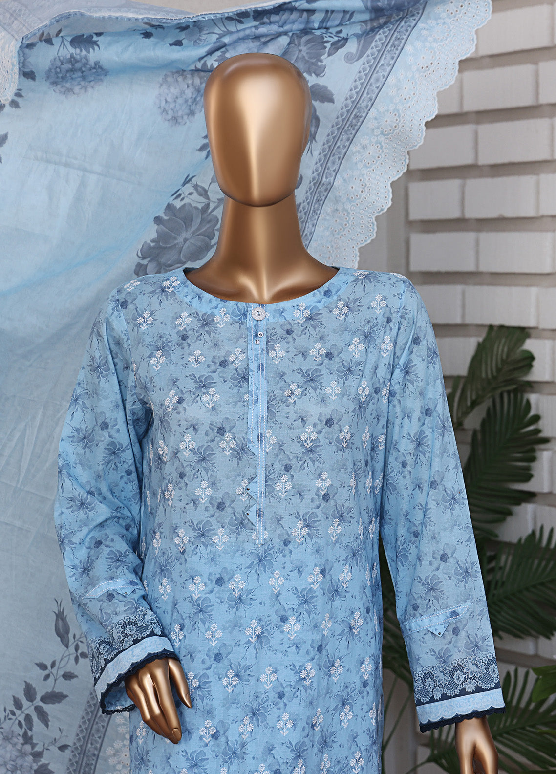 Lawnkari By HZ Textile Embroidered Lawn 3 Piece Unstitched Suit HZ25LV2 PLK-817 Lawnkari By HZ Textile Embroidered Lawn 3 Piece Unstitched Suit HZ25LV2 PLK-817