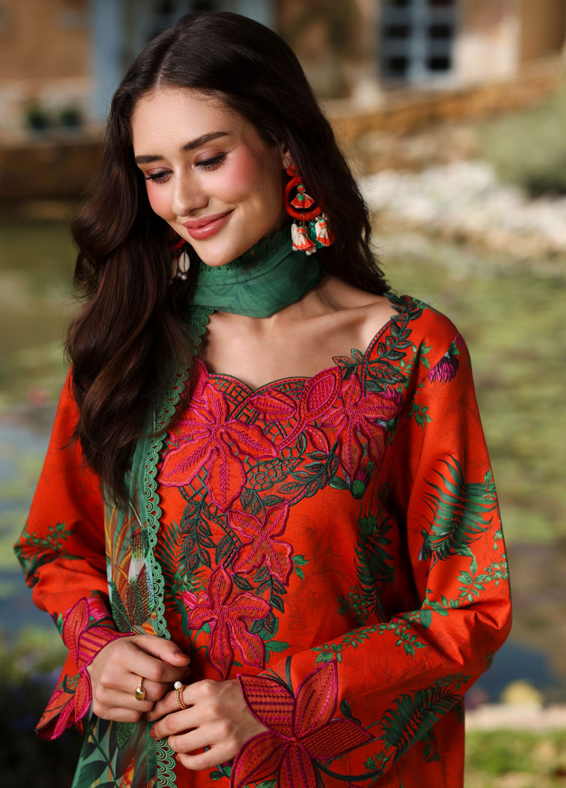 Life Style By Rang Rasiya Embroidered Lawn 3 Piece Unstitched Suit RR26LSS D-09 OLIVINE Life Style By Rang Rasiya Embroidered Lawn 3 Piece Unstitched Suit RR26LSS D-09 OLIVINE