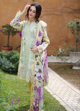 Life Style By Rang Rasiya Embroidered Lawn 3 Piece Unstitched Suit RR26LSS D-11 HAZEL