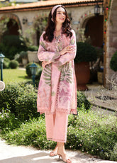 Life Style By Rang Rasiya Embroidered Satin Stipe Lawn 3 Piece Unstitched Suit RR26LSS D-01 IVY