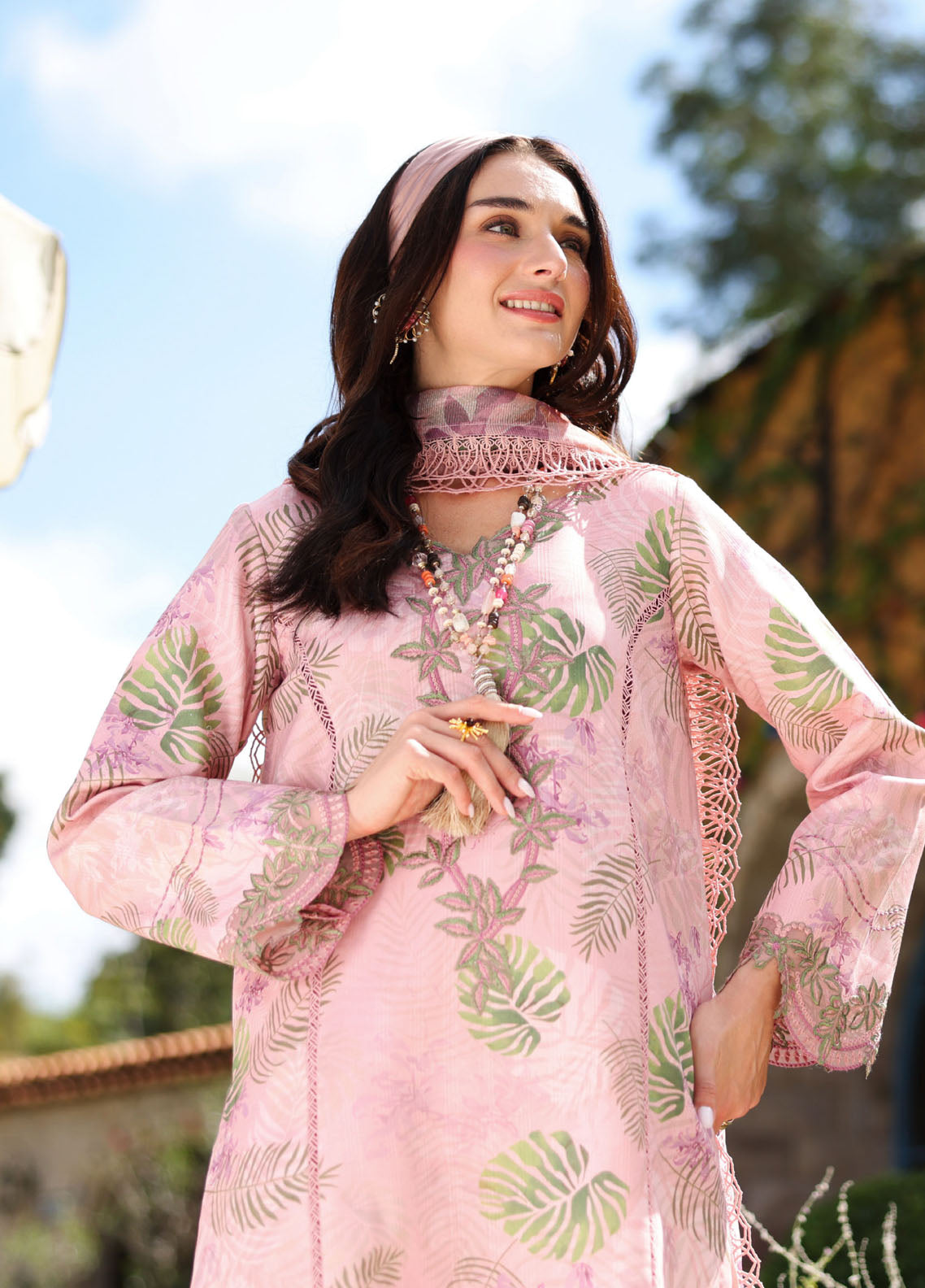 Life Style By Rang Rasiya Embroidered Satin Stipe Lawn 3 Piece Unstitched Suit RR26LSS D-01 IVY Life Style By Rang Rasiya Embroidered Satin Stipe Lawn 3 Piece Unstitched Suit RR26LSS D-01 IVY