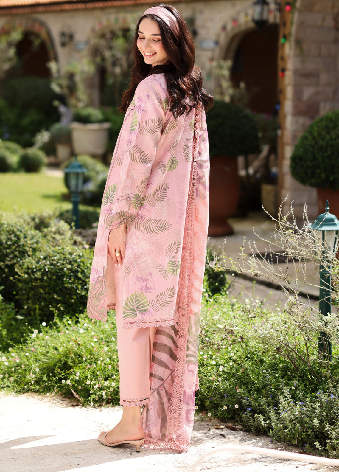 Life Style By Rang Rasiya Embroidered Satin Stipe Lawn 3 Piece Unstitched Suit RR26LSS D-01 IVY Life Style By Rang Rasiya Embroidered Satin Stipe Lawn 3 Piece Unstitched Suit RR26LSS D-01 IVY