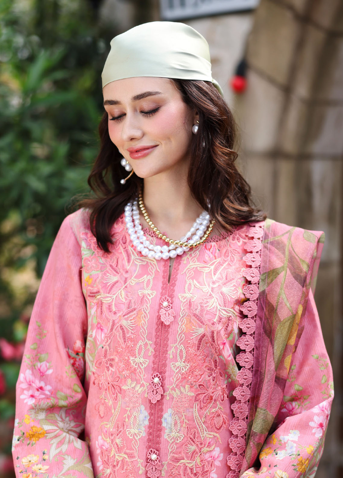 Life Style By Rang Rasiya Embroidered Satin Stipe Lawn 3 Piece Unstitched Suit RR26LSS D-17 BLUSH Life Style By Rang Rasiya Embroidered Satin Stipe Lawn 3 Piece Unstitched Suit RR26LSS D-17 BLUSH