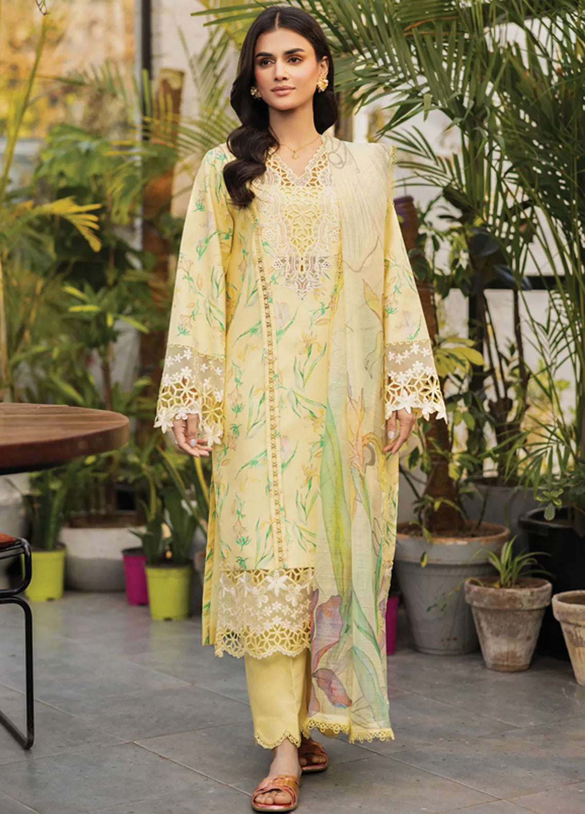 Lifestyle By Rang Rasiya Embroidered Lawn 3 Piece Unstitched Suit RR25LS D-11 OLIVINE Lifestyle By Rang Rasiya Embroidered Lawn 3 Piece Unstitched Suit RR25LS D-11 OLIVINE