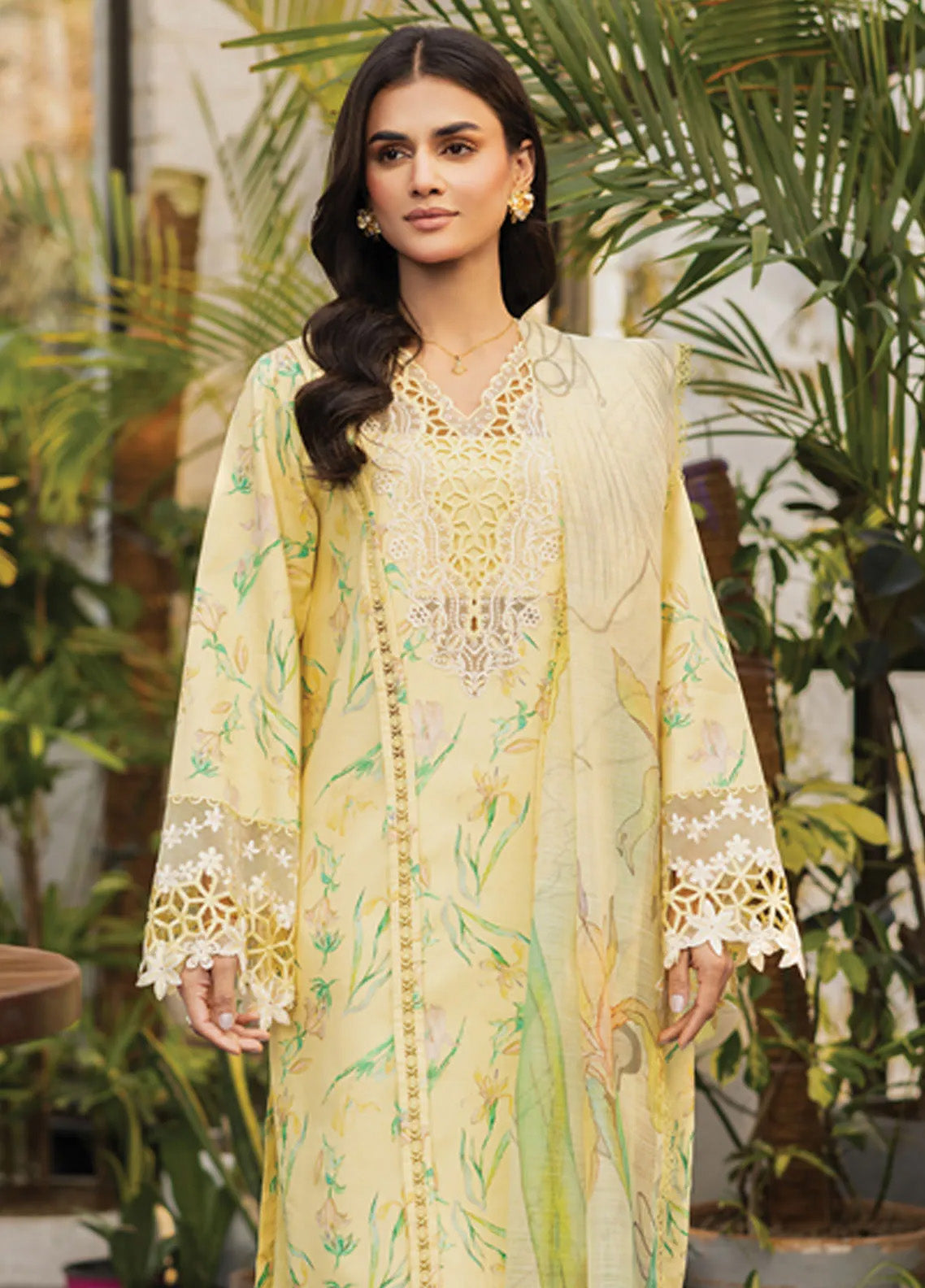 Lifestyle By Rang Rasiya Embroidered Lawn 3 Piece Unstitched Suit RR25LS D-11 OLIVINE Lifestyle By Rang Rasiya Embroidered Lawn 3 Piece Unstitched Suit RR25LS D-11 OLIVINE