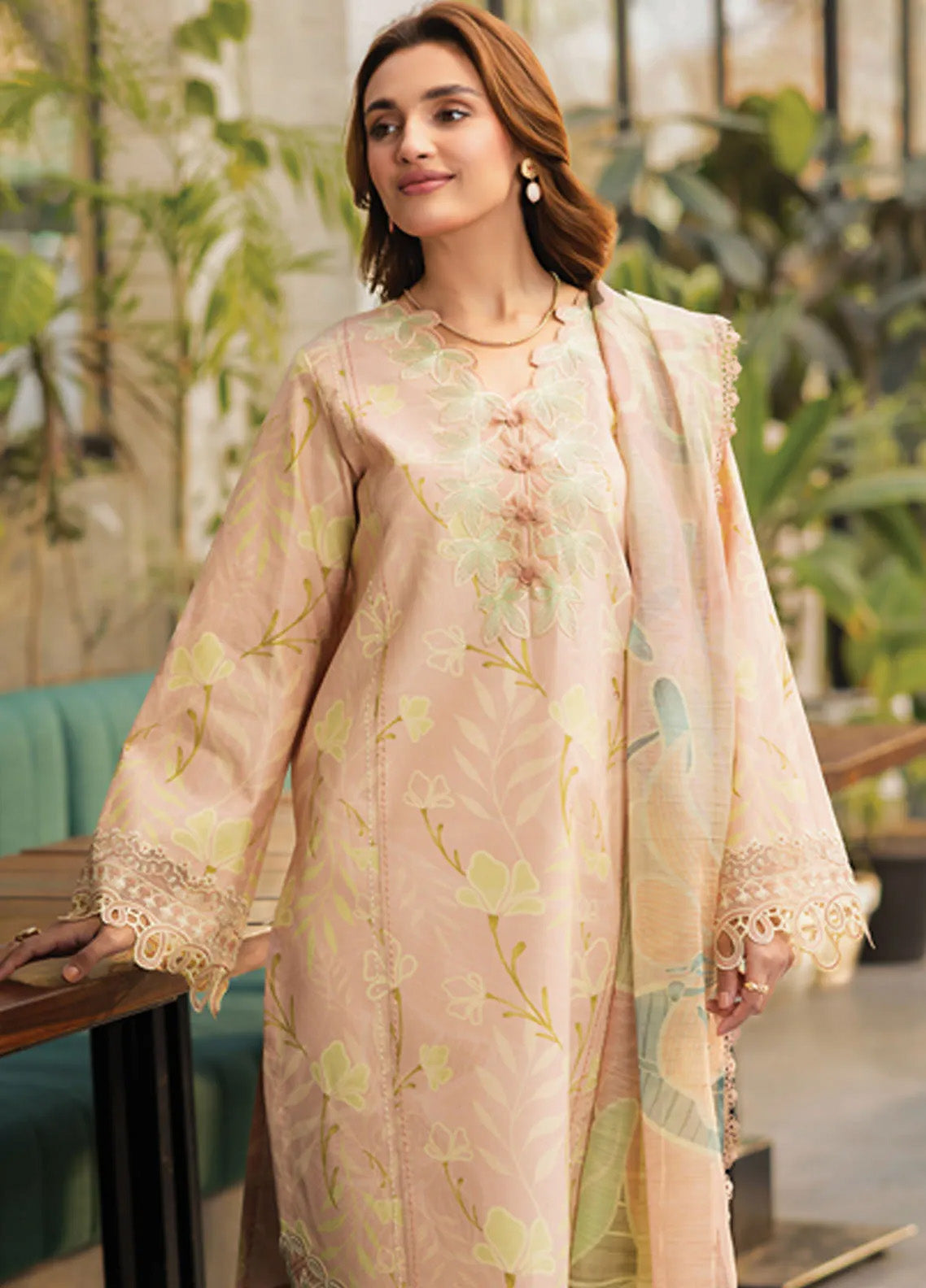 Lifestyle By Rang Rasiya Embroidered Lawn 3 Piece Unstitched Suit RR25LS D-14 IVY Lifestyle By Rang Rasiya Embroidered Lawn 3 Piece Unstitched Suit RR25LS D-14 IVY