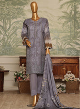 Liliana By Pak Fabrics Digital Print Chikankari 3 Piece Unstitched Suit PF24L LDPC-286