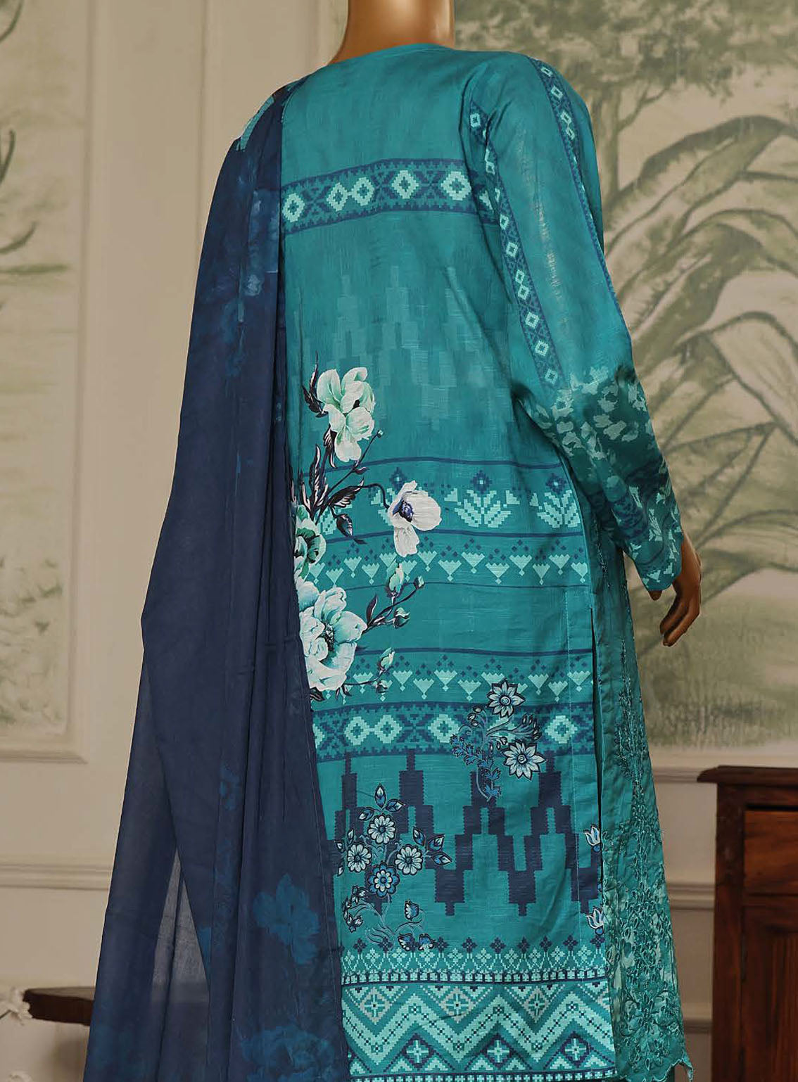Liliana By Pak Fabrics Digital Print Chikankari 3 Piece Unstitched Suit PF24L LDPC-287 Liliana By Pak Fabrics Digital Print Chikankari 3 Piece Unstitched Suit PF24L LDPC-287