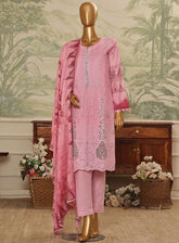 Liliana By Pak Fabrics Digital Print Chikankari 3 Piece Unstitched Suit PF24L LDPC-294