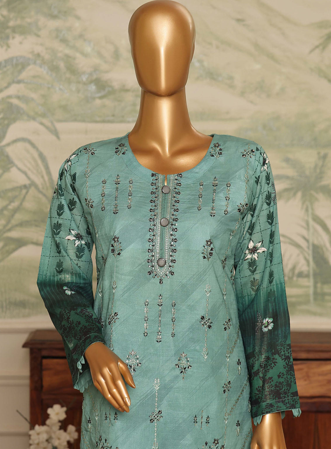 Liliana By Pak Fabrics Digital Print Chikankari 3 Piece Unstitched Suit PF24L LDPC-295 Liliana By Pak Fabrics Digital Print Chikankari 3 Piece Unstitched Suit PF24L LDPC-295
