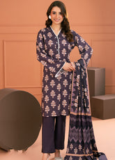 Linen Love By Gul Ahmed Printed Linen 3 Piece Unstitched Suit GA25LL D-LT-52020