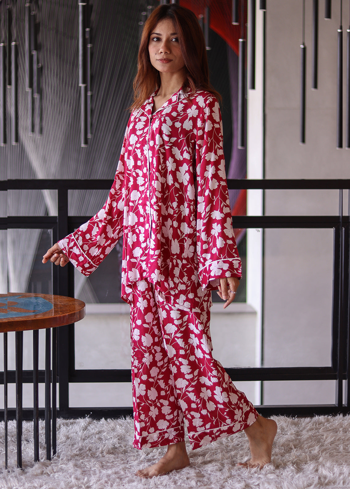 LSM Galleria Night Wear Printed Linen 2 Piece Stitched Suit LSM24NW LG-RL-0043 LSM Galleria Night Wear Printed Linen 2 Piece Stitched Suit LSM24NW LG-RL-0043