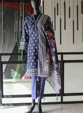 LSM Galleria Zari Printed Lawn 3 Piece Stitched Suit - LSM24G LSM-3540