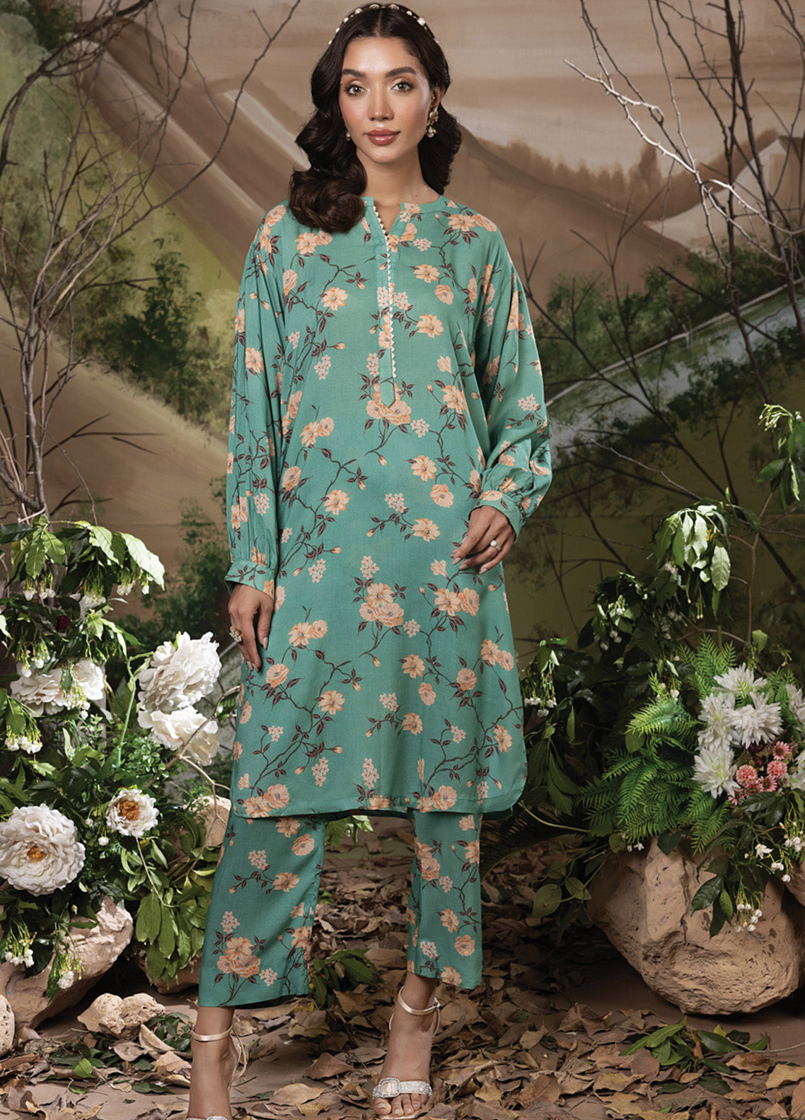 LSM Lakhany Cottel Cords Printed Cotton 2 Piece Stitched Suit LSM24CC LG-IZ-0260 LSM Lakhany Cottel Cords Printed Cotton 2 Piece Stitched Suit LSM24CC LG-IZ-0260