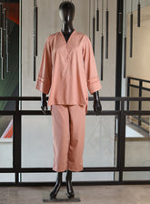 LSM Lakhany Dyed Crape 2 Piece Stitched Suit LSMS25DC D-0321