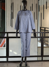 LSM Lakhany Dyed Crape 2 Piece Stitched Suit LSMS25DC D-0322