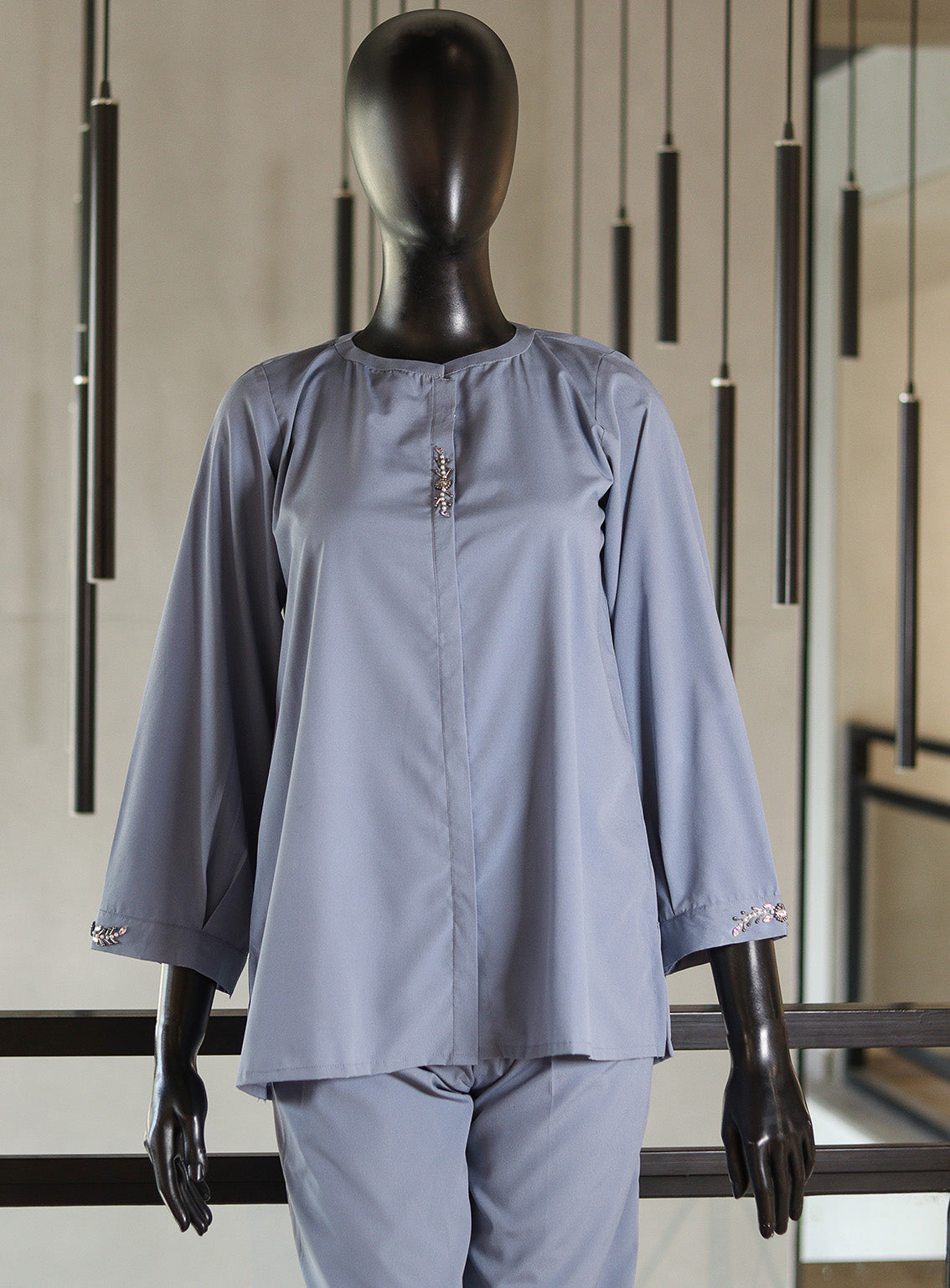 LSM Lakhany Dyed Crape 2 Piece Stitched Suit LSMS25DC D-0322 LSM Lakhany Dyed Crape 2 Piece Stitched Suit LSMS25DC D-0322