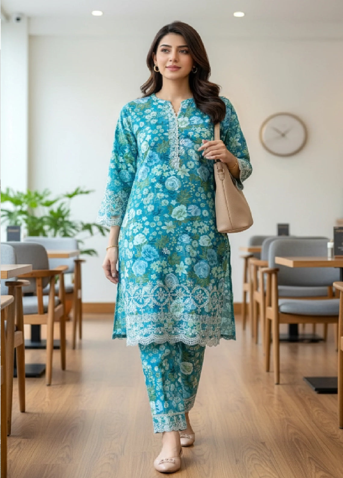 LSM Lakhany Embrodiered Lawn 2 Piece Stitched Shirt & Trouser LSM26BPB D-LG-IZ-0495 LSM Lakhany Embrodiered Lawn 2 Piece Stitched Shirt & Trouser LSM26BPB D-LG-IZ-0495