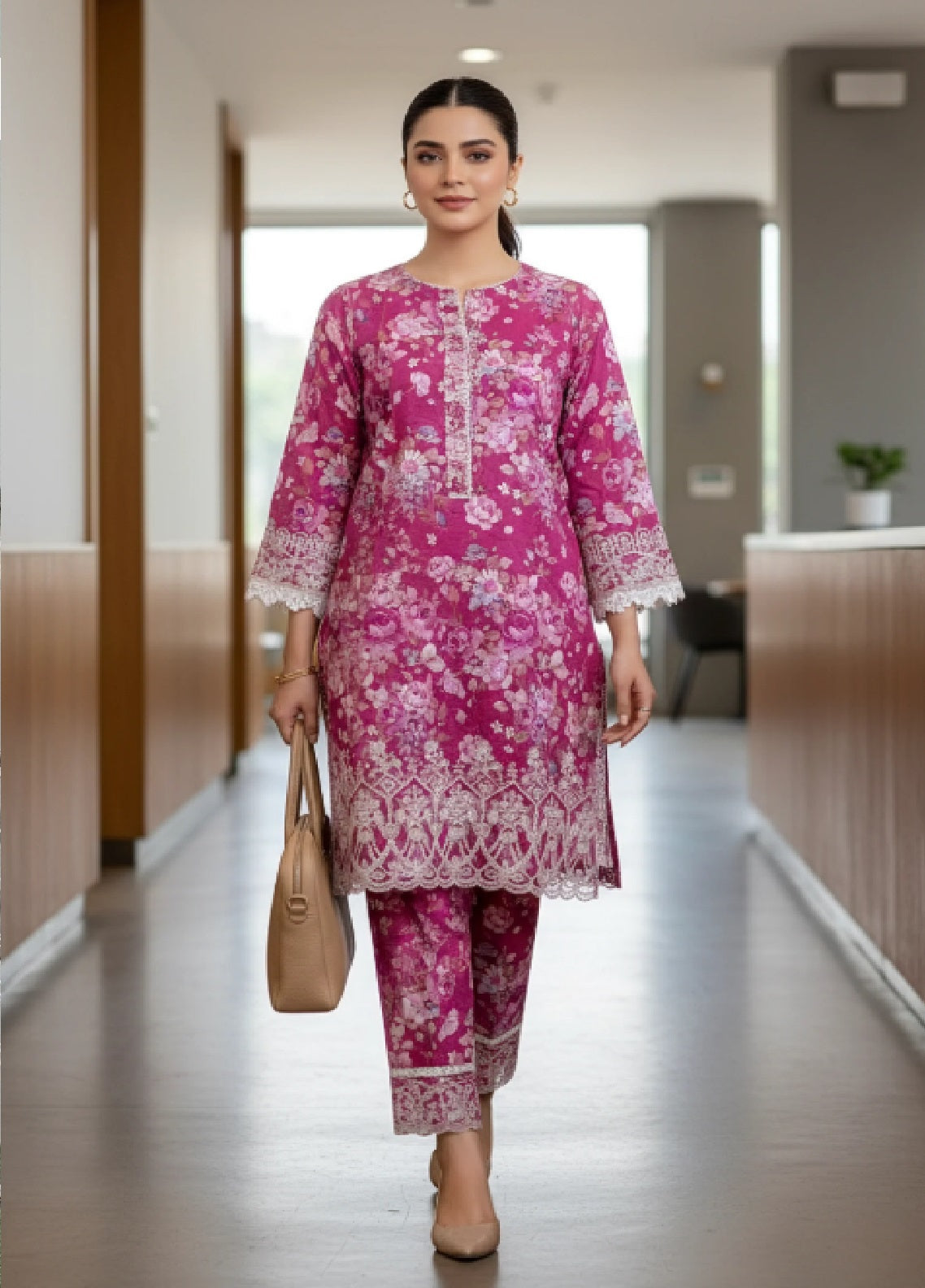 LSM Lakhany Embrodiered Lawn 2 Piece Stitched Shirt & Trouser LSM26BPB D-LG-RL-0334 LSM Lakhany Embrodiered Lawn 2 Piece Stitched Shirt & Trouser LSM26BPB D-LG-RL-0334
