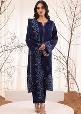 LSM Lakhany Embroidered Cashmi Wool 3 Piece Unstitched Suit LSM25WES D-LG-IZ-0450