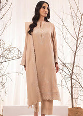 LSM Lakhany Embroidered Cashmi Wool 3 Piece Unstitched Suit LSM25WES D-LG-UB-0194