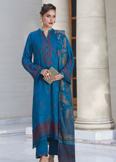 LSM Lakhany Embroidered Jacquard Peach 3 Piece Unstitched Suit LSM25WEE D-LG-RK-0055